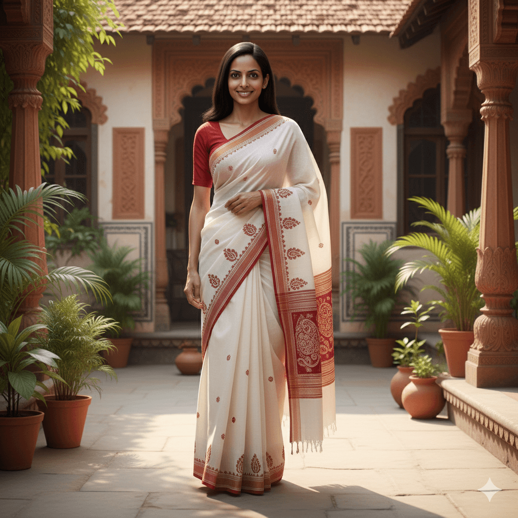 Tant saree generated by AI